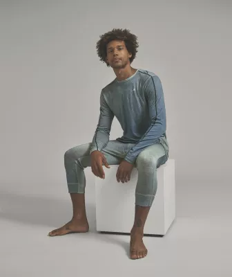 ORTOVOX M 185 RNW PRINT LS aop green sage pánské tričko