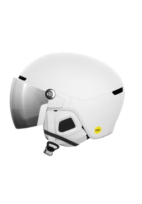 POC OBEX VISOR hydrogen white matt/uni/sunny/silver lyžařská štítová helma  | M-L (55-58 cm), XL-XXL (59-62 cm)