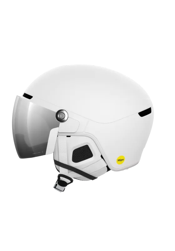 POC OBEX VISOR hydrogen white matt/uni/sunny/silver lyžařská štítová helma