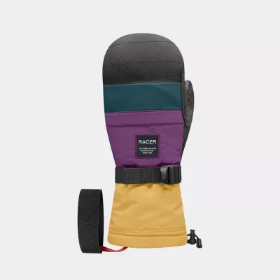 RACER 1927 COLORS MITT black caramel dámské lyžařské rukavice