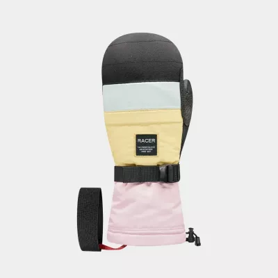 RACER 1927 COLORS MITT black pink dámské lyžařské rukavice