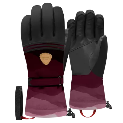 RACER 1927 GAP5 black pink dámské lyžařské rukavice  | 8, 9