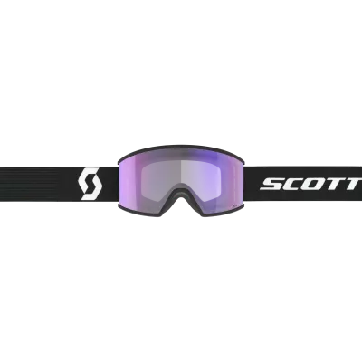 SCOTT AMBIT LS mineral black/white AMP LS blue sjezdové brýle