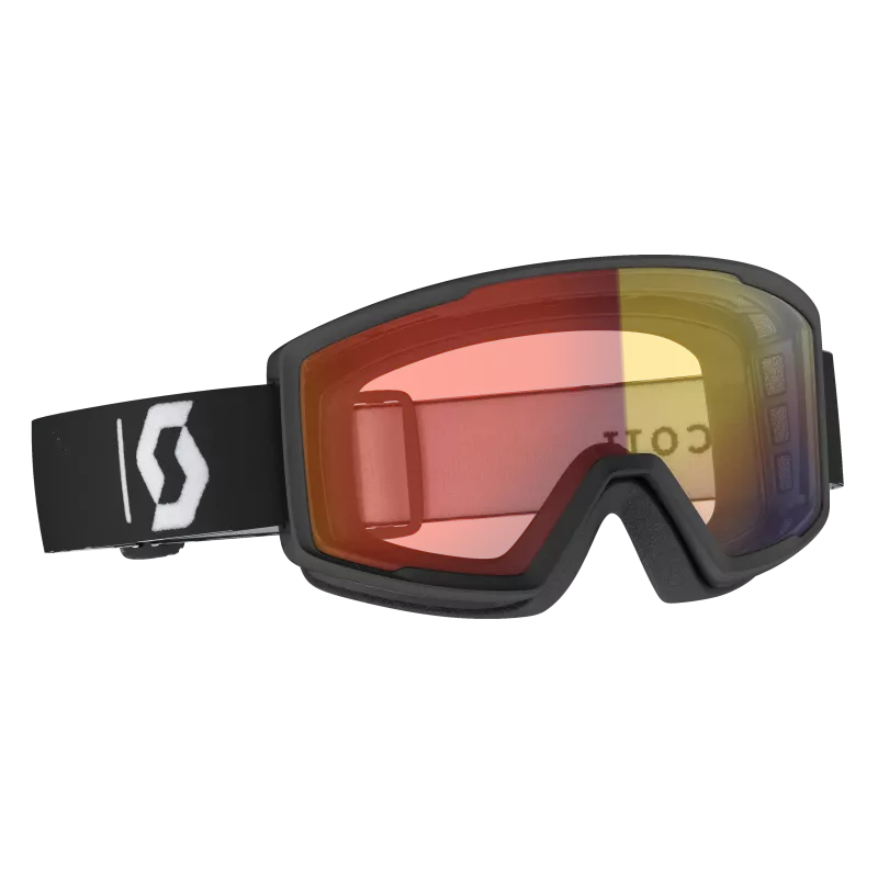 SCOTT FACTOR PRO sjezdové brýle black/white AMP aurora green chrome