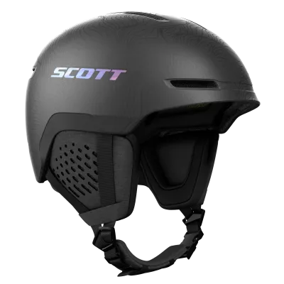 SCOTT TRACK PLUS granite black/holo grey lyžařská helma | L (59-61 cm)