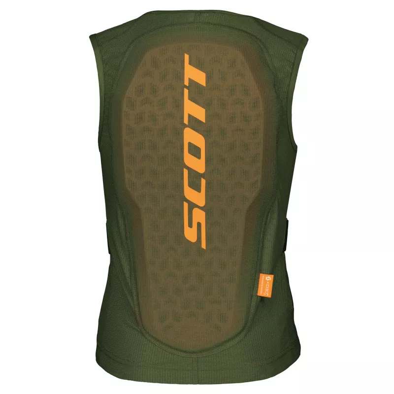 SCOTT VEST AIRFLOW J douglas green/orange dětský chránič páteře