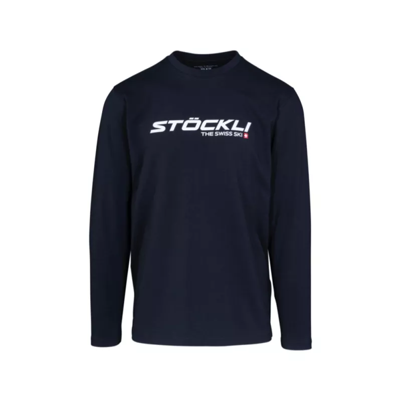 STÖCKLI LONGSLEEVE black pánské tričko Stöckli