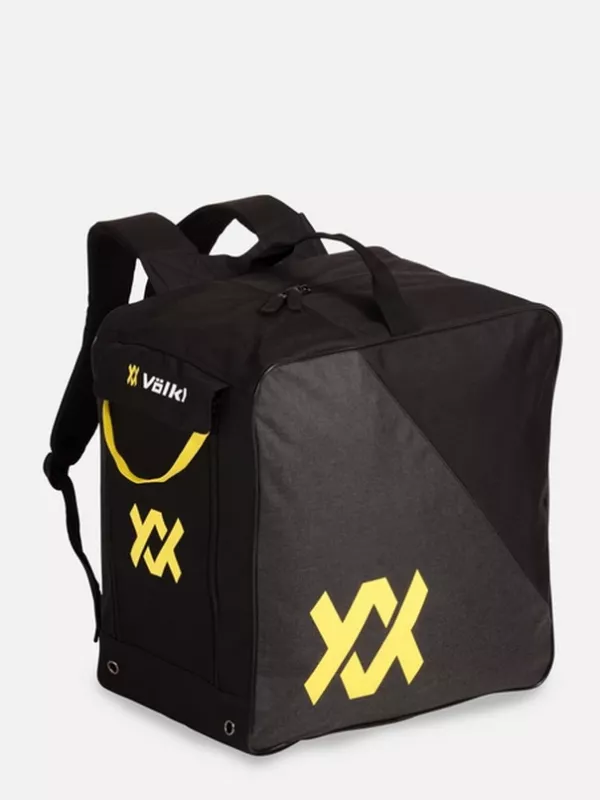 VÖLKL CLASSIC BOOT AND HELMET BACKPACK black/heather grey/yellow batoh Völkl