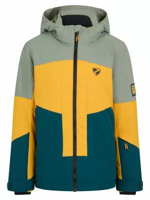 ZIENER AGIMO golden mango tex dětská lyžařská bunda  | 116, 128