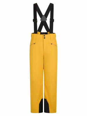 ZIENER AXI golden mango tex dětské lyžařské kalhoty | 116, 140