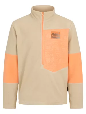 ZIENER JAMINO soft taupe dětská mikina  | 128, 140, 152, 164