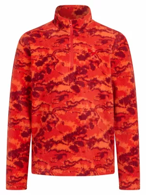 ZIENER JONKI faded red dětská mikina  | 116, 128, 140, 152