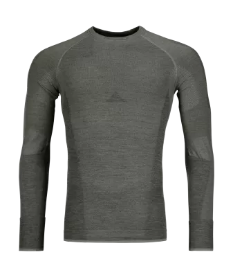 ORTOVOX 230 COMPETITION LONG SLEEVE M dark sage pánské tričko  | L, XL