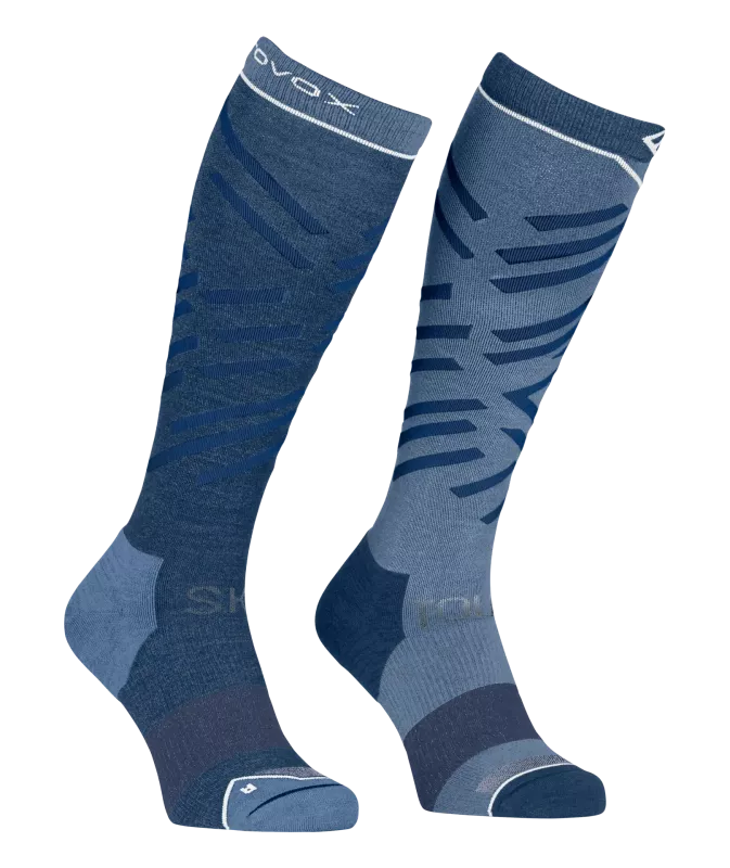 ORTOVOX SKI TOUR LONG SOCKS M blue nunatak pánské ponožky