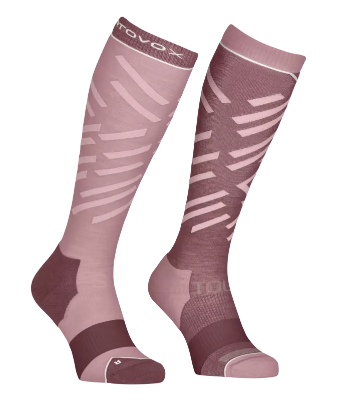 ORTOVOX SKI TOUR LONG SOCKS W dusk rose dámské ponožky