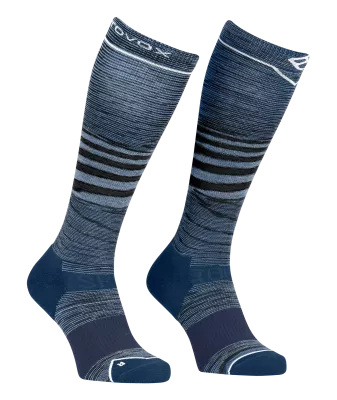 ORTOVOX SKI TOUR LT COMPRESSION LONG SOCKS M blue nunatak ponožky  | 39-41, 42-44, 45-47