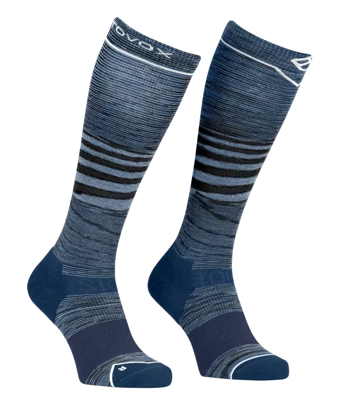 ORTOVOX SKI TOUR LT COMPRESSION LONG SOCKS M blue nunatak ponožky