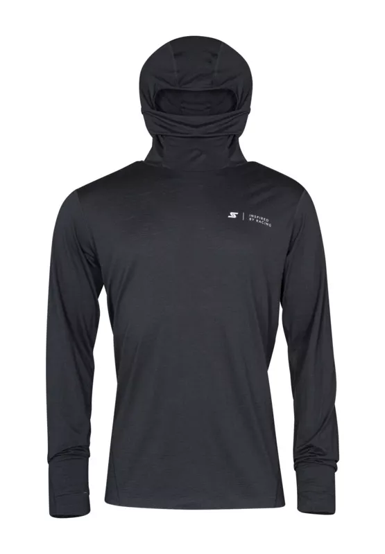 STÖCKLI M FUNCTIONAL SHIRT MONTERO black melange pánské funkční tričko Stöckli