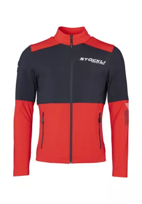 STÖCKLI M TECHNOSTRETCH WRT red-black pánská mikina  | M/50, L/52, XL/54