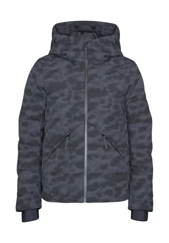 STÖCKLI W SKI JACKET FUTURA black printed dámská lyžařská bunda Stöckli