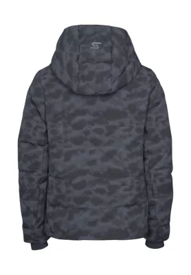 STÖCKLI W SKI JACKET FUTURA black printed dámská lyžařská bunda Stöckli