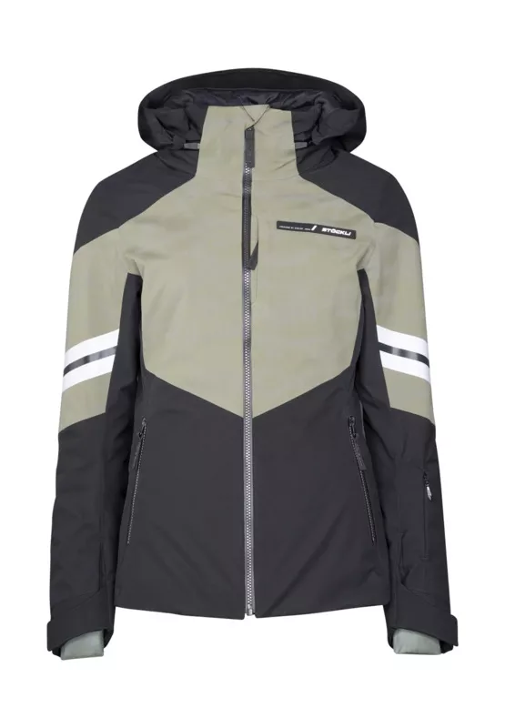STÖCKLI W SKI JACKET PERFORMANCE blk-moss ref.pr dámská lyžařská bunda Stöckli