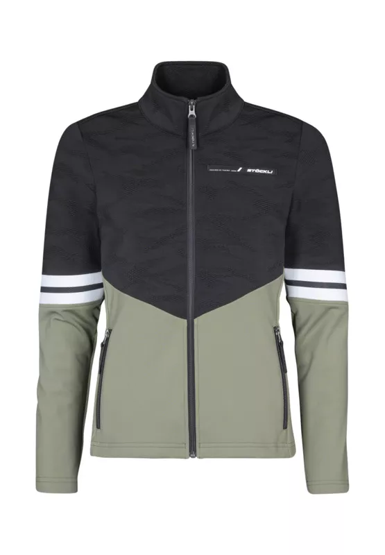STÖCKLI W TECHNOSTRETCH moss-black dámská mikina Stöckli