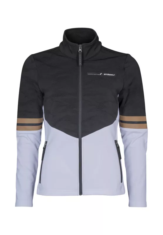 STÖCKLI W TECHNOSTRETCH white-black dámská mikina Stöckli