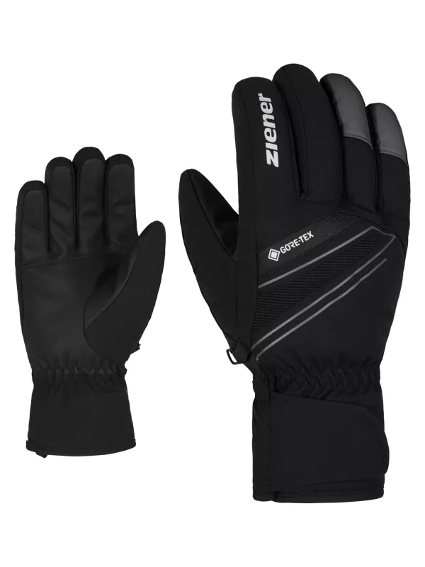 ZIENER GUNAR-Z GTX black magnet pánské lyžařské rukavice