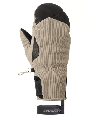 ZIENER KALEA-Z AS® AW MITTEN LADY sandstone dámské lyžařské rukavice