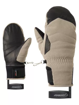 ZIENER KALEA-Z AS® AW MITTEN LADY sandstone dámské lyžařské rukavice  | 6,5, 7, 7,5