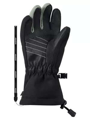 ZIENER LAVAL-Z AS® AW JUNIOR black dusty green dětské lyžařské rukavice