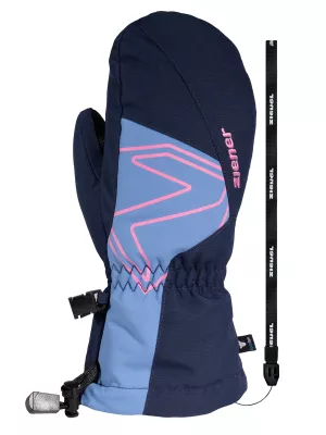 ZIENER LAVAL-Z AS® AW JUNIOR dk. navy sh.blue dětské lyžařské rukavice