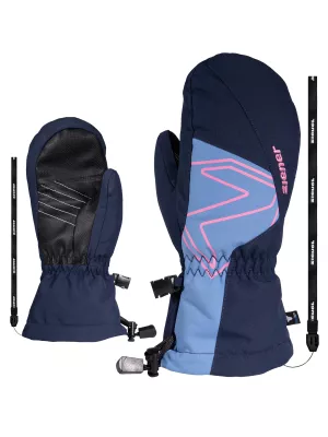 ZIENER LAVAL-Z AS® AW JUNIOR dk. navy sh.blue dětské lyžařské rukavice  | 3,5, 4, 4,5, 5