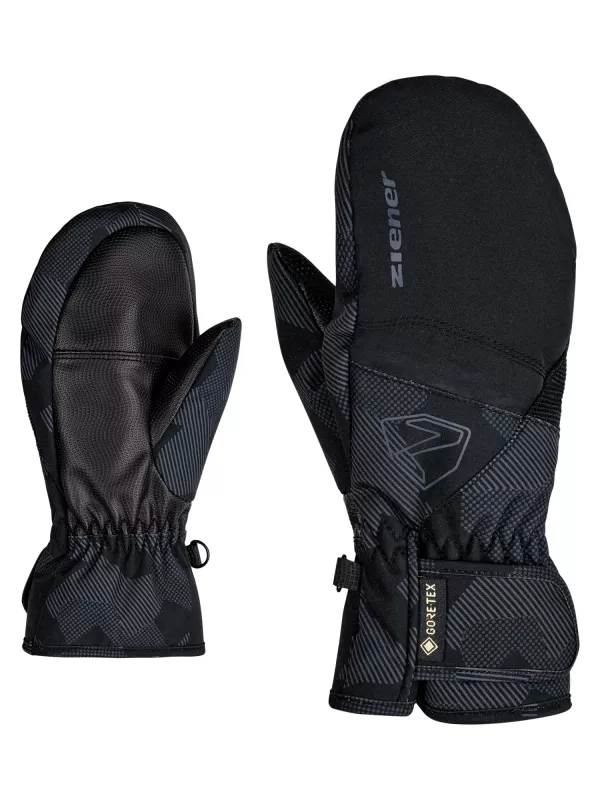 ZIENER LEVIN-Z GTX MITTEN JUNIOR bl.grey cam dětské lyžařské rukavice