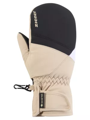 ZIENER LEVIN-Z GTX MITTEN JUNIOR soft taupe dětské lyžařské rukavice