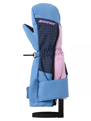 ZIENER LIEKEO-Z AS® PR MITTEN MINIS shadow blue dětské lyžařské rukavice