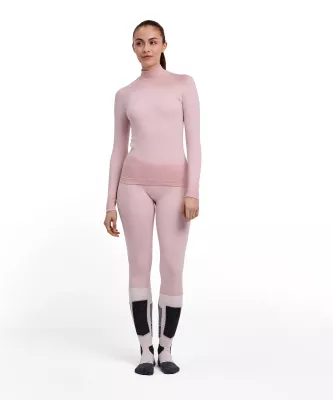 FALKE W LS MAXIMUM WARM off-white dámské tričko