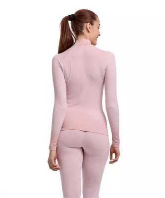 FALKE W LS MAXIMUM WARM off-white dámské tričko