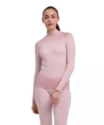 FALKE W LS MAXIMUM WARM off-white dámské tričko