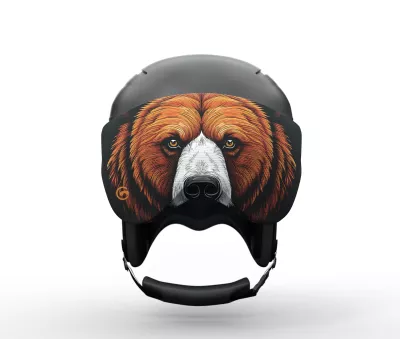 GOGGLESOC ANIMAL KINGDOM Bear obal na štít lyžařské helmy