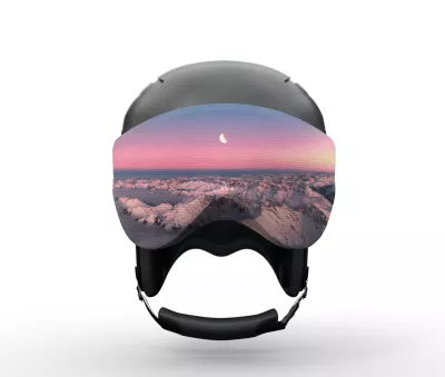 GOGGLESOC BESSLER Rose Peaks obal na štít lyžařské helmy