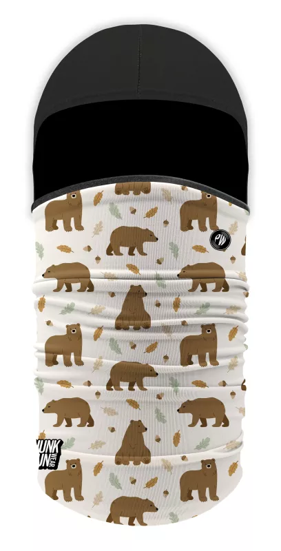 PHUNKSHUN YOUTH THERMAL BALACLAVA Bears dětská kukla