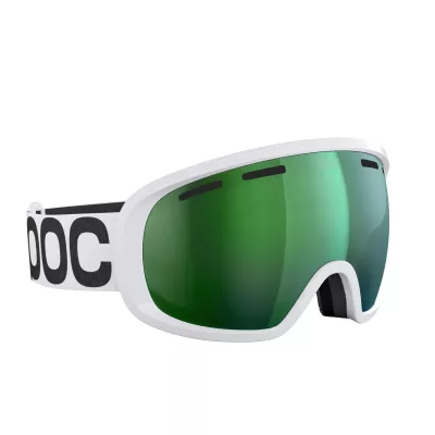 POC FOVEA hydrogen white/partly sunny green sjezdové brýle