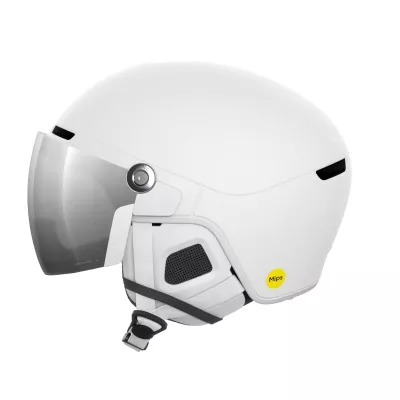 POC OBEX VISOR hydrogen white/cl.uni/sunny/silver lyžařská štítová helma  | M-L (55-58 cm), XL-XXL (59-62 cm)