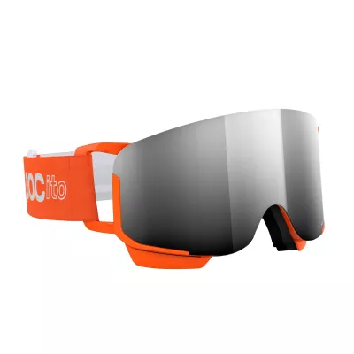 POC POCito NEXAL fluorescent orange/partly sunny silver dětské lyžařské brýle