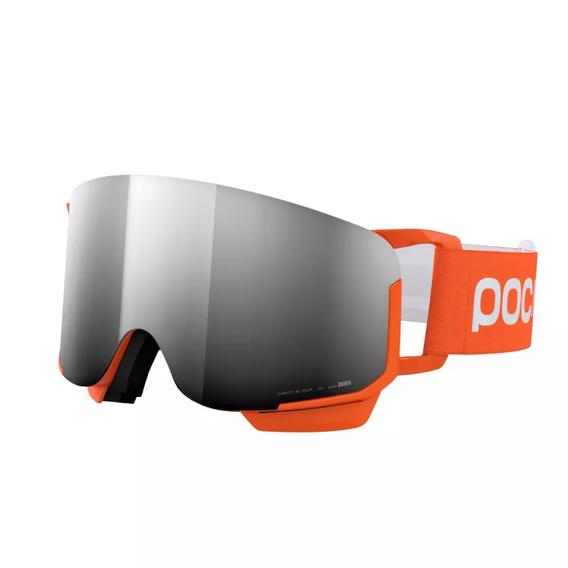 POC POCito NEXAL fluorescent orange/partly sunny silver dětské lyžařské brýle