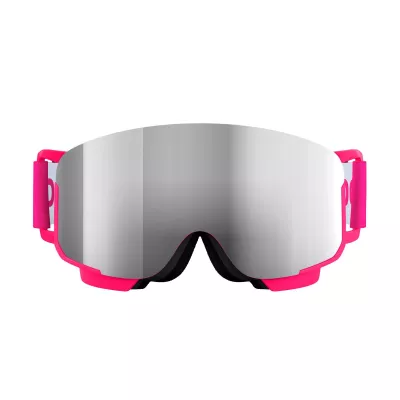 POC POCito NEXAL fluorescent pink/partly sunny silver dětské lyžařské brýle