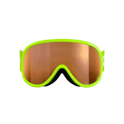 POC POCito RETINA fluorescent yellow/green/p. sunny light orange dětské lyžařské brýle