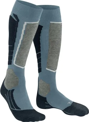 FALKE SK2 INTERMEDIATE smoke blue lyžařské ponožky